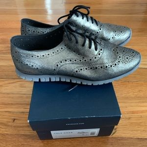 Cole Haan Zero Grand suede gold size 9 women’s